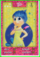 Carte Auchan Disney Pixar 2015 - VICE VERSA - N°1 JOIE Brillante - Disney