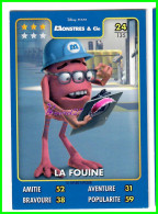 Carte Auchan Disney Pixar 2015 - MONSTRE ET CIE - N°24 LA FOUINE - Disney