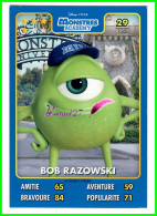 Carte Auchan Disney Pixar 2015 - MONSTRE ACADEMY- N°29 BOB RAZOWSKI - Disney