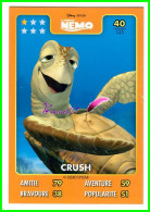 Carte Auchan Disney Pixar 2015 - LE MONDE DE NEMO - N°40 CRUSH - Disney