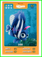 Carte Auchan Disney Pixar 2015 - LE MONDE DE NEMO - N°52 DEB - Disney