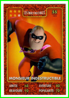 Carte Auchan Disney Pixar 2015 - LES INDESTRUCTIBLES - N°55 MONSIEUR INDESTRUCTIBLE Brillante - Disney