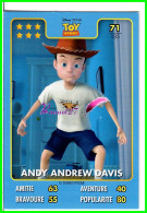 Carte Auchan Disney Pixar 2015 - TOY STORY - N°71 ANDY ANDREW DAVIS - Disney