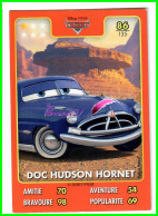 Carte Auchan Disney Pixar 2015 - CARS- N°86 DOC HUDSON HORNET - Disney