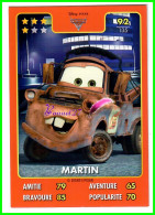 Carte Auchan Disney Pixar 2015 - CARS- N°92 MARTIN - Disney