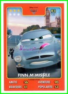 Carte Auchan Disney Pixar 2015 - CARS- N°93 FINN MC MISSILE - Disney