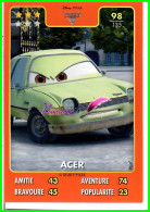 Carte Auchan Disney Pixar 2015 - CARS- N°98 ACER - Disney