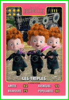 Carte Auchan Disney Pixar 2015 - REBELLE- N°111 LES TRIPLES - Disney