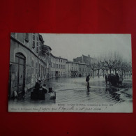 GIVORS LE QUAI DU RHONE INONDATIONS DE FEVRIER 1904 - Givors