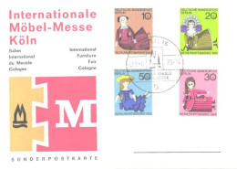 Germany:Maxi Card, Special Cancellation Internationale Möbel-messe, Köln 1970 - 1961-1980