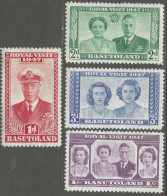 Basutoland. 1947 Royal Visit. MH Complete Set. SG 32-35 - 1933-1964 Kronenkolonie