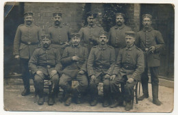 2 CPA Photo - Groupes De Militaires Allemands, Hommes De Troupe, Officiers - Guerre De 1914/18 - Guerre 1914-18