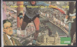 1991 Ireland Dublin European City Of Culture ~ Booklet - Chemins De Fer & Colis Postaux