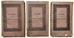 Le Lettere Di Plinio Il Giovane - Ed. 1830 / 1832 - Opera Completa In 3 Volumi - Altri & Non Classificati