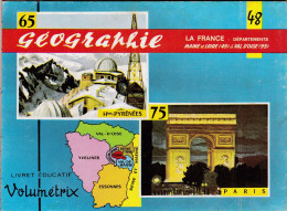 Livret éducatif Volumétrix - N°48 - Géographie IX - La France - Départements Maine-et-Loire (49) à Val D'Oise (95) - Didactische Kaarten