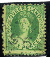 P1704 - QUEENSLAND , S.G. 47 , CANCELLED WITH NUMBER 95 . VERY NICE - Usados