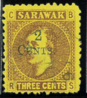 P1645 - SARAWAK , SG 32 A , VERY LIGHTLY USED - Sarawak (...-1963)