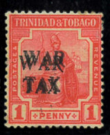 P1622 - TRINIDAD AND TOBAGO , 1917 S.G. 178 BA DOUBLE OVERPRINT MNH - Trinidad & Tobago (1962-...)