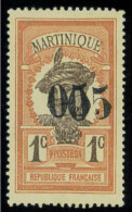 P1624 - MARTINIQUE , YVERT 83 C , AVEC SIGNAL DU CHARNIERE - Neufs