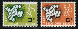 Belgium 1961 Europa CEPT (**)  Mi 1253-54; Y&T 1193-94 - €1,- - 1961