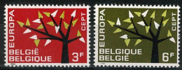 Belgium 1962 Europa CEPT (**)  Mi 1253-54; Y&T 1222-23 - 1962