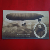 MAJOR VON PARSEVAL MIT SEINEM LENKBAREN LUFTSCHIFF DIRIGEABLE - Airships