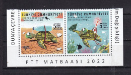 TURKEY-2022-TURTLES-MNH - Neufs