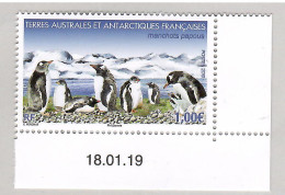 TAAF 2019, Bird, Birds, Penguin, 1v, MNH** - Pinguïns & Vetganzen