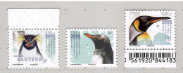 TAAF 2018, Bird, Birds, Penguin, Set Of 3v, MNH** - Pingouins & Manchots