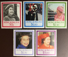 Hong Kong 1986 Queen’s 60th Birthday MNH - Ungebraucht