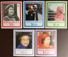 Hong Kong 1986 Queen’s 60th Birthday MNH - Neufs