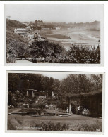 2 Real Photo Postcards, Yorkshire, Scarborough, South Bay And Spa, Italian Gardens, Coastal View, 1929. - Scarborough