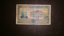 MOZAMBIQUE 20 ESCUDOS 1937 - Mozambico