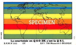 Carte Radio - La Courtoisie En Q.S.O. DX C'est La QSL - Mouscron - Mouscron - Moeskroen