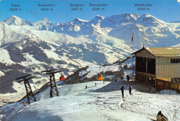 Zweisimmen Gondelbahn  Rinderberg  Gyger Karte - Zweisimmen