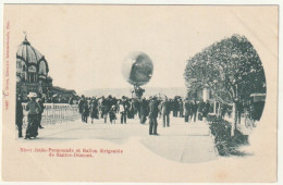 Nice - Ballon Dirigeable De Santos-Dumont, Devant La Jetée Promenade - Transport Aérien - Aéroport