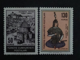 1964 TURQUIE Y&T N° 1695 & 1696 ** - 9e CENTENAIRE DE LA CONQUETE DE KARS - Unused Stamps