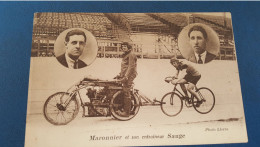 Maronnier Et Son Entraineur Sauge - Cyclisme