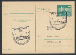 DDR Germany 1978 Karte Card - 80 Jahre Kirnitzschtalbahn (1898) - Bad Schandau - Lichtenhainer-Wasserfall - Tramways