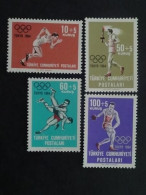 1964 TURQUIE Y&T N° 1704 à 1707 ** - JEUX OLYMPIQUES DE TOKYO - Unused Stamps