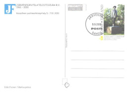 Finland:Postal Stationery, Järvenpää Filatelistiseura R.Y. 1961-2001, Sibelius Monument - Enteros Postales