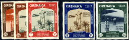 ** 1934, 2.a Mostra Internazionale D'Arte Coloniale, Serie Completa Di Posta Ordinaria Ed Aerea Nuova Con Gomma Original - Cirenaica