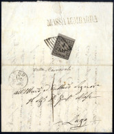 Cover Romagne 1859, Lotto Di 12 Buste Con Molti Annullamenti Pregiati Prevalentemente Su 1 Baj., Notato I Seguenti Annul - Unclassified