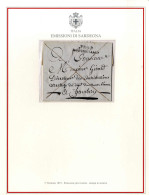 Cover Sardegna Savoia 1851/63, Bellissima Collezione Di Storia Postale Con Oltre 30 Lettere Con Annullamenti Della Savoi - Non Classés