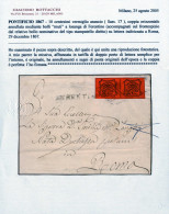 Cover Stato Pontificio 1852/68, Bellissima Collezione Di Storia Postale Con Oltre 50 Lettere, Notato Tra L'altro Coppia  - Ohne Zuordnung