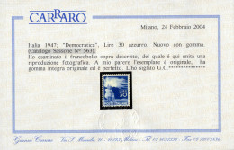 **/* 1945/61 Ca., Collezione Della Repubblica Con Molte Serie Pregiate Del Periodo, Come 30 E 100 Lire Democratica, Segn - Other & Unclassified