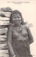 SENEGAL - Dakar - Fille Maure - Seins Nus - Carte Postale Ancienne - - Sénégal