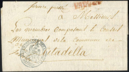 Cover 1807, Lettera Del "Commissario Di Guerra Salmon" Da Padova Il 30.6 Per Cittadella, Prestampato All'interno "ARMEE  - Lombardo-Venetien