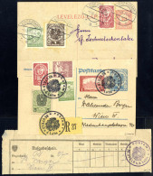 Cover 1921, 2 Ganzsachen Mit Philatelistischen Mischfrankaturen Ungarn, Österreich, Von Eisenstadt Am 7.9. Nach Innsbruc - Other & Unclassified