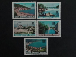 1965 TURQUIE Y&T N° 1727 à 1731 ** - SITES TOURISTIQUES - Unused Stamps